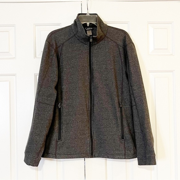 REI Other - REI gray full zip long sleeve fleece jacket w/ zip pockets. Men's Size Medium.